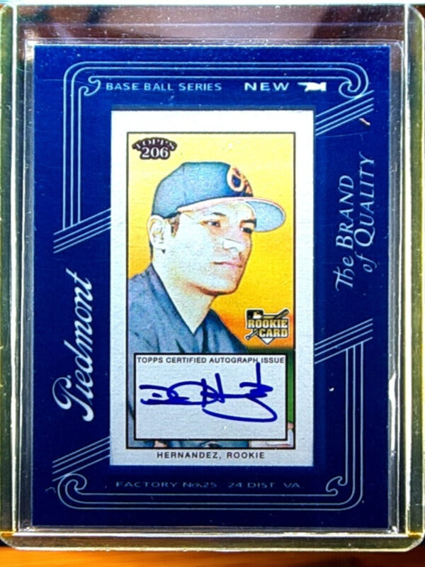 2009 Topps 206 David Hernandez AU #FMA-17 Orioles Mini Framed Autograph