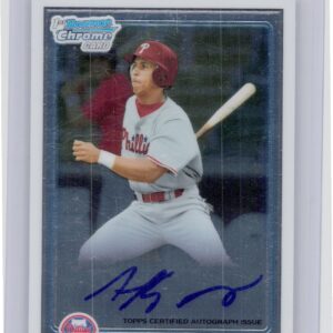 2010 Bowman Anthony Gose AU #BCP104 Phillies Chrome Prospects Autographs