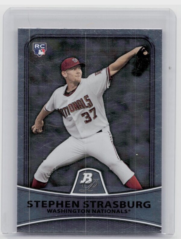 2010 Bowman Platinum Stephen Strasburg RC #1 Nationals