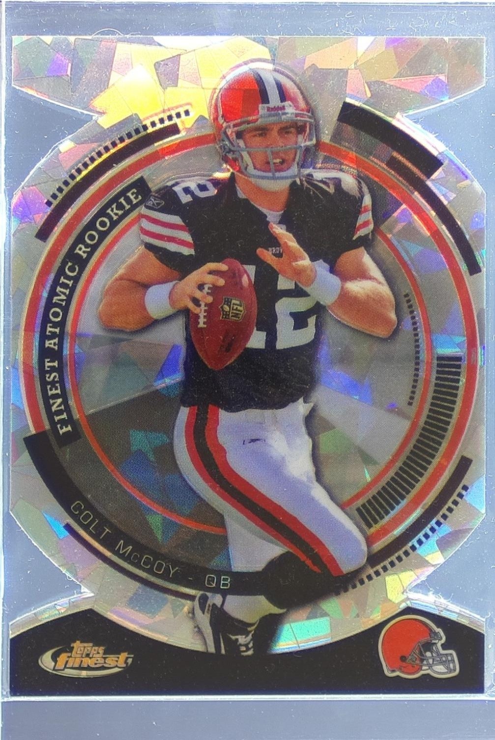 2010 Finest Colt McCoy #FAR-12 Browns Atomic Refractor Rookies