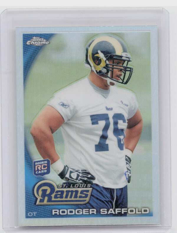 2010 Topps Chrome Rodger Saffold Refractors #C144 Rams