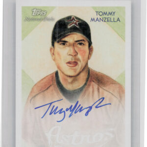 2010 Topps National Chicle Tommy Manzella AU #NCA-TM Astros Autographs
