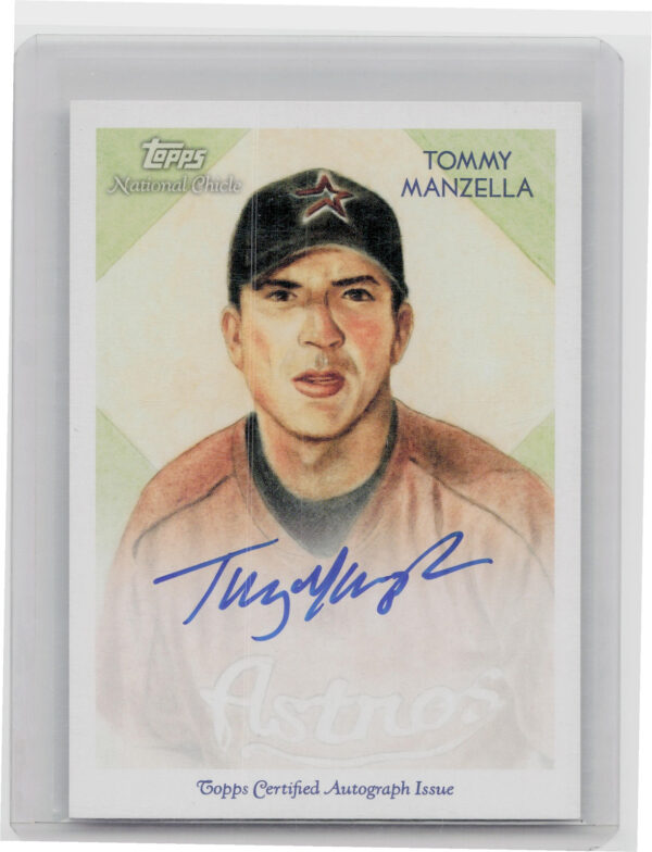 2010 Topps National Chicle Tommy Manzella AU #NCA-TM Astros Autographs