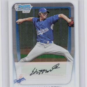 2011 Bowman Chrome Ethan Martin AU #BCP179 Dodgers Prospect Autographs