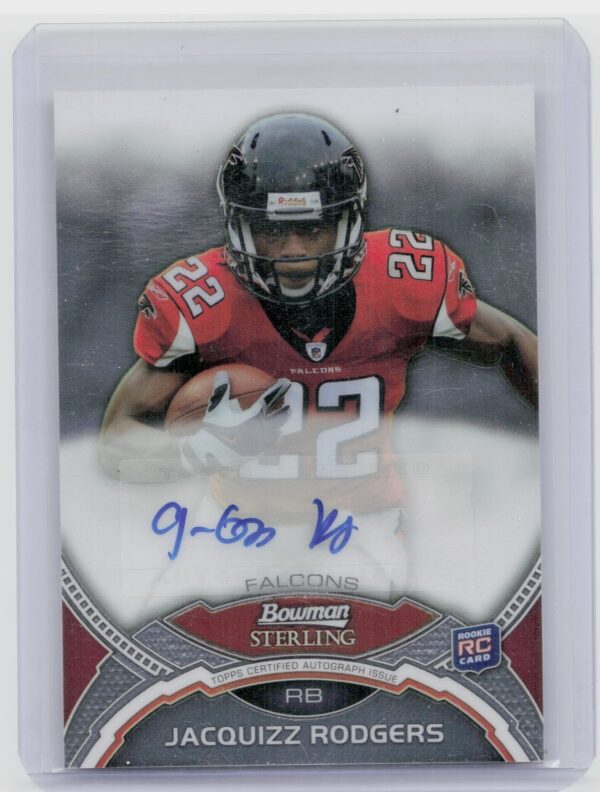 2011 Bowman Sterling Jacquizz Rodgers AU #BSA-JR Falcons Autographs