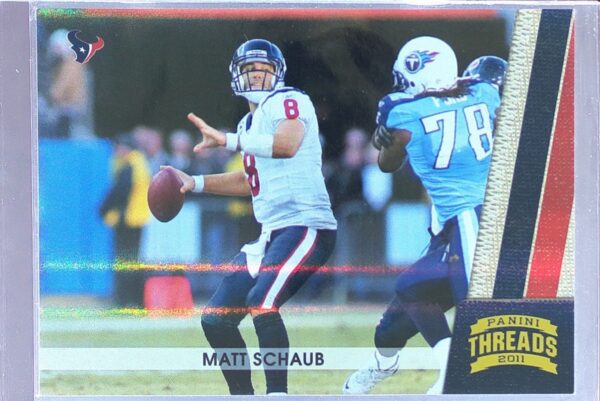 2011 Panini Threads Matt Schaub Gold /100 #62 Texans