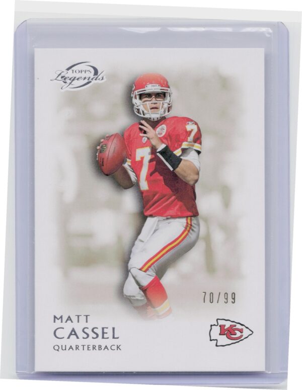 2011 Topps Gridiron Legends Matt Cassel Gold /99 #43 Chiefs