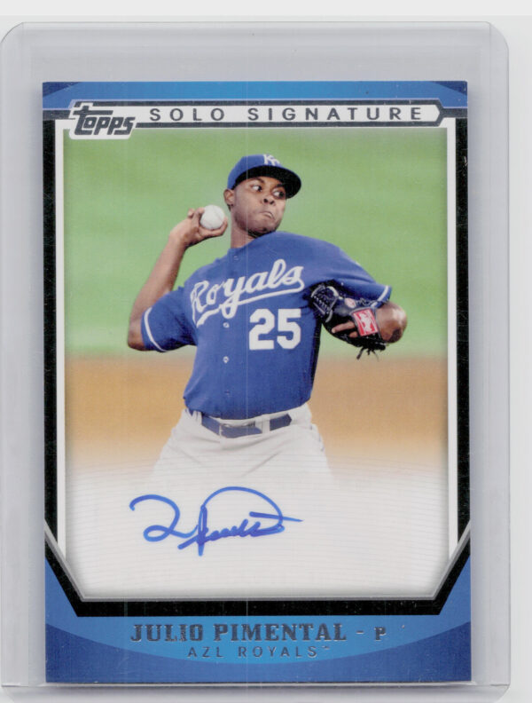 2011 Topps Pro Debut Julio Pimentel AU #SSA-JP Royals Solo Signatures