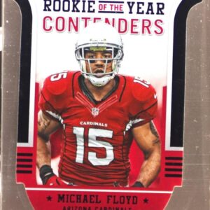2012 Contenders Michael Floyd RC /50 #6 Cardinals ROY Contenders Black