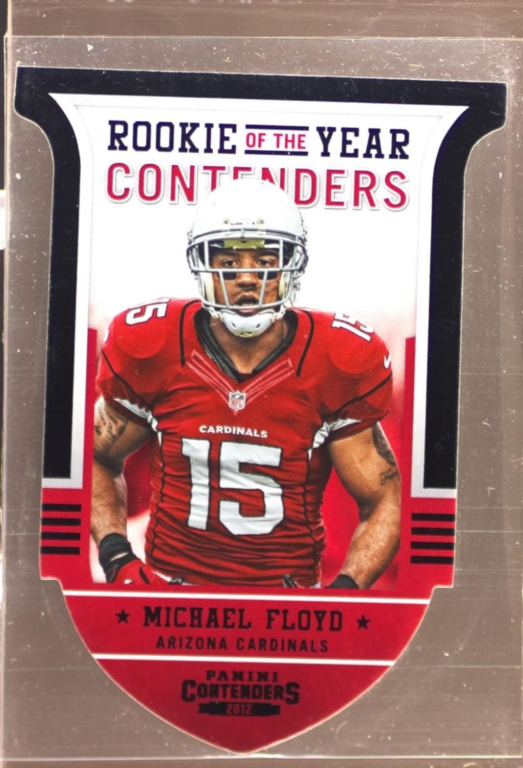 2012 Contenders Michael Floyd RC /50 #6 Cardinals ROY Contenders Black