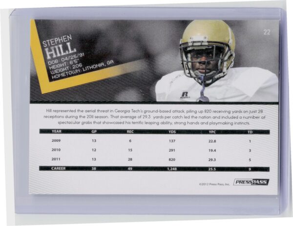 2012 Press Pass Stephen Hill Reflectors /299 #22 Jackets - Image 3