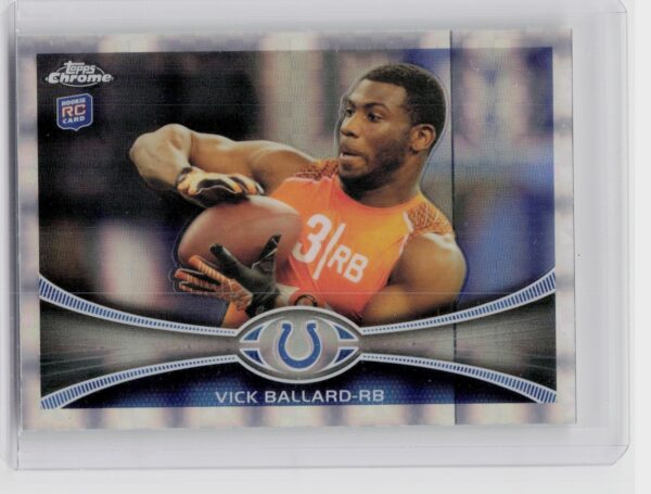 2012 Topps Chrome Vick Ballard Xfractors #169 Colts