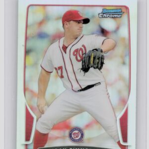 2013 Bowman Chrome Jordan Zimmermann Refractors #33 Nationals