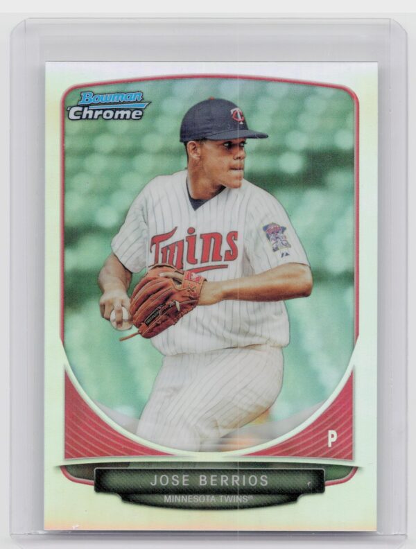 2013 Bowman Chrome Jose Berrios #BCP191 Twins Prospects Refractors