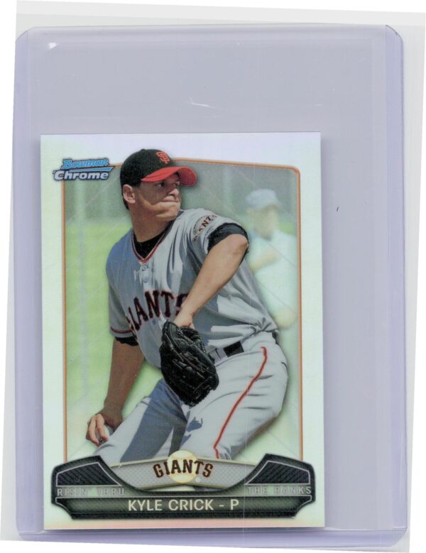 2013 Bowman Chrome Kyle Crick #RTR-KC Giants Risin' Thru the Ranks Mini