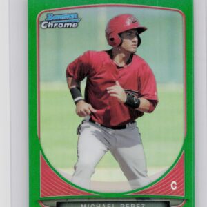2013 Bowman Chrome Michael Perez #BCP197 Diamondbacks Prospects Green Refractors