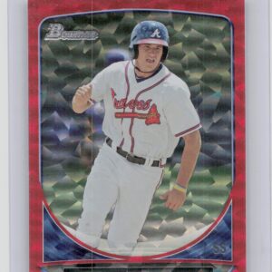 2013 Bowman Draft Picks & Prospects Reed Harper #BDPP121 Braves Red Ice /25