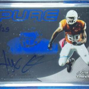 2013 Leaf Trinity Alex Okafor SN25 #P-AO1 Longhorns Pure Autographs Blue