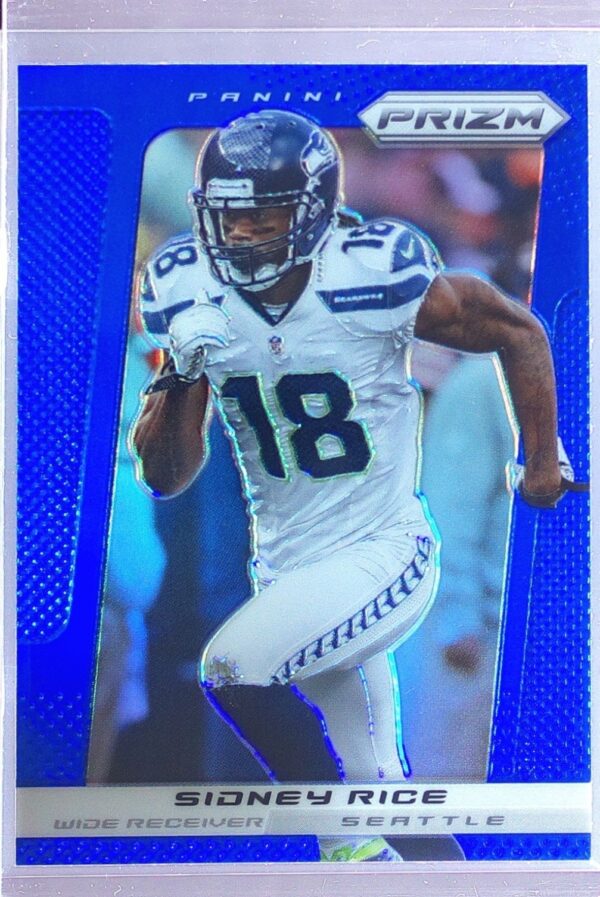 2013 Prizm Sidney Rice Prizms Blue #191 Seahawks