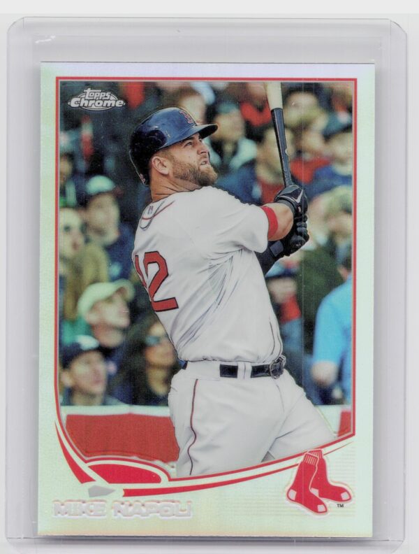2013 Topps Chrome Mike Napoli Refractors #46 Sox