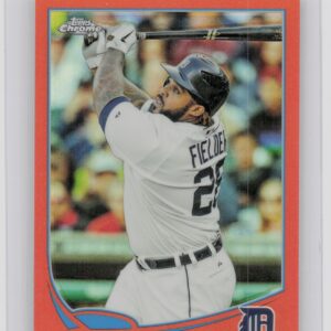 2013 Topps Chrome Prince Fielder Orange Refractors #184 Tigers
