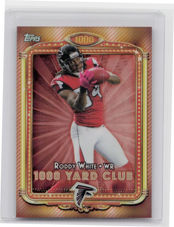 2013 Topps Chrome Roddy White #12 Falcons 1000 Yard Club