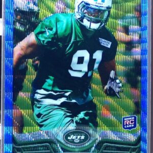 2013 Topps Chrome Sheldon Richardson Blue Wave Refractors RC #202 Jets