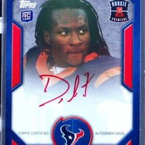 2013 Topps DeAndre Hopkins Auto /10 RC #RPA-DH Texans Rookie Autographs Red