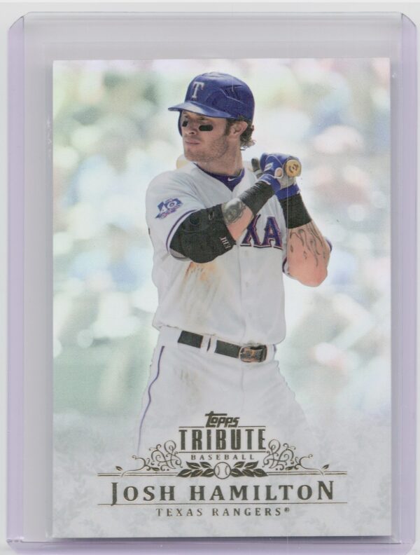 2013 Topps Tribute Josh Hamilton #27 Rangers
