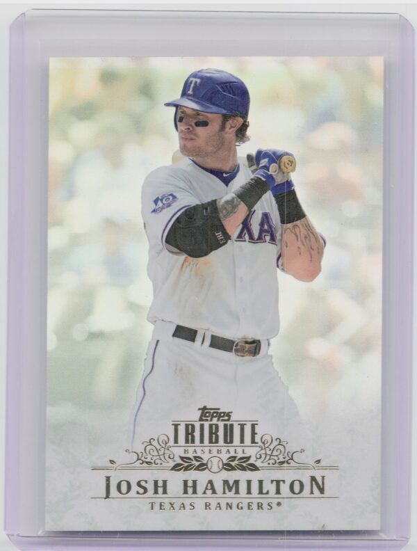 2013 Topps Tribute Josh Hamilton #27 Rangers