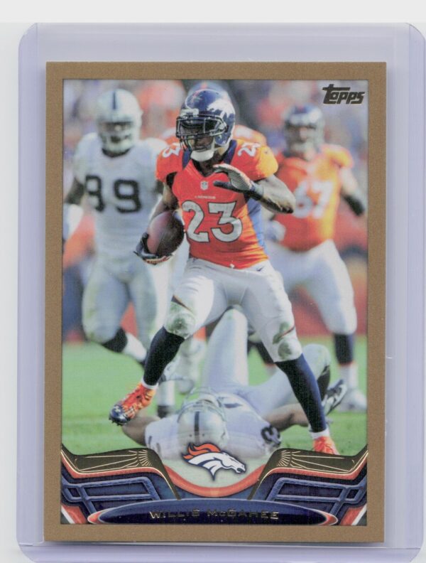 2013 Topps Willis McGahee Gold /2013 #296 Broncos