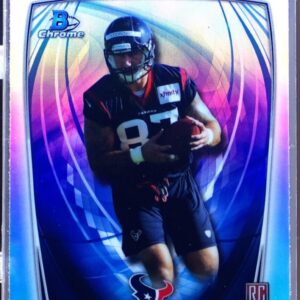 2014 Bowman Chrome C.J. Fiedorowicz Refractor #156 Texans