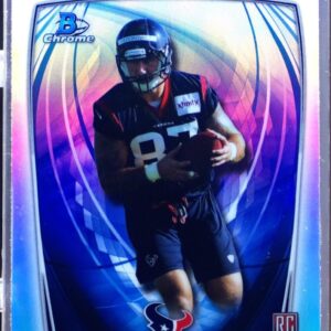 2014 Bowman Chrome C.J. Fiedorowicz Refractor RC #156 Texans