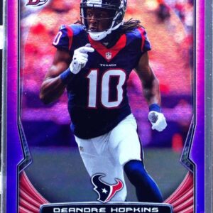 2014 Bowman DeAndre Hopkins Veterans Rainbow Purple #51 Texans