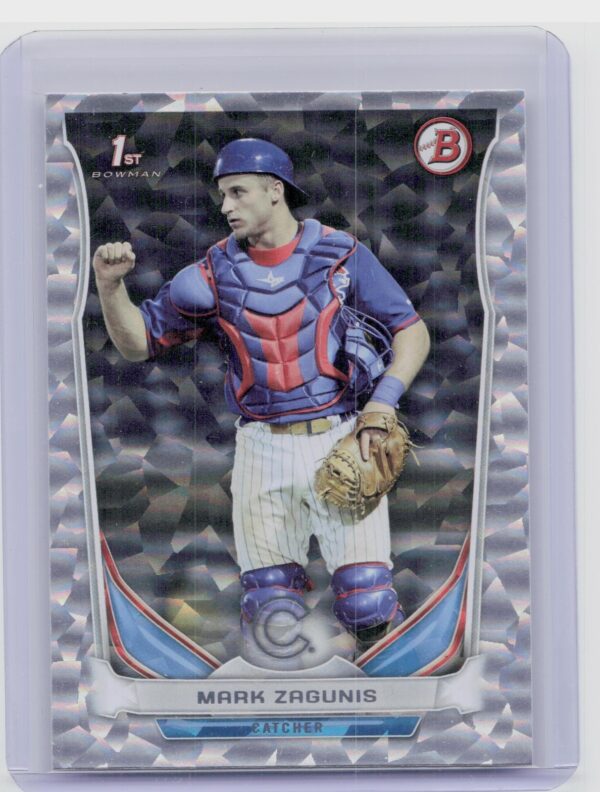 2014 Bowman Draft Mark Zagunis Silver Ice #DP92 Cubs