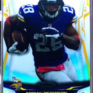 2014 Finest Adrian Peterson Refractors #1 Vikings