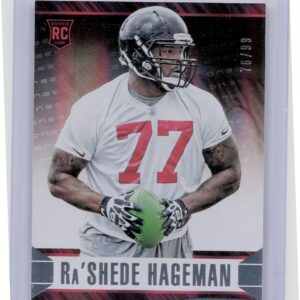 2014 Panini Rookies & Stars Ra'Shede Hageman Longevity Holofoil /99 #178 Falcon