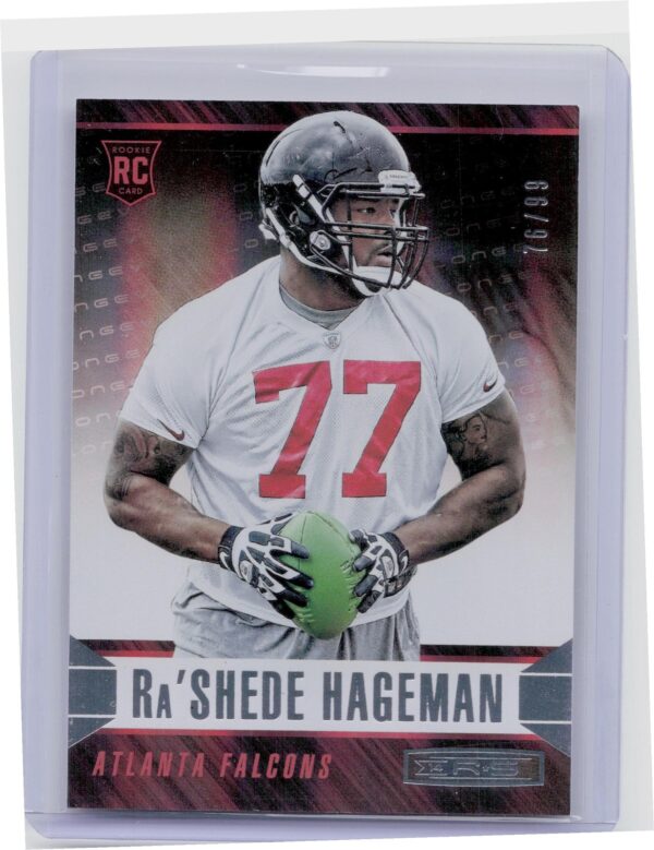 2014 Panini Rookies & Stars Ra'Shede Hageman Longevity Holofoil /99 #178 Falcon