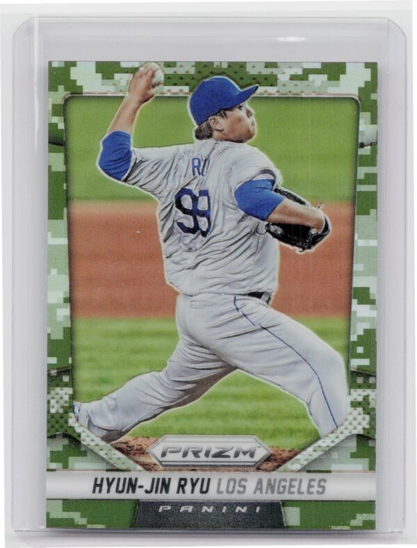 2014 Prizm Hyun-Jin Ryu Prizms Camo #27 Dodgers