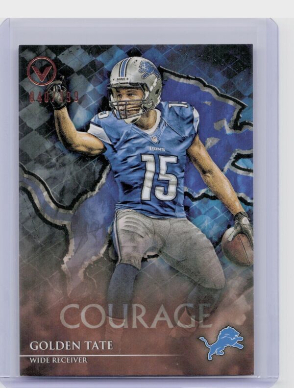 2014 Topps Valor Golden Tate Courage /399 #140 Lions