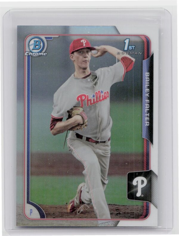2015 Bowman Draft Bailey Falter Chrome Refractors #3 Phillies