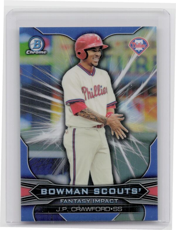 2015 Bowman Draft J.P. Crawford #BSI-JC Phillies Bowman Scouts' Fantasy Impacts