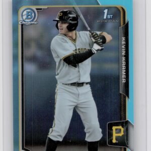 2015 Bowman Draft Kevin Kramer Chrome Blue Sky Refractors #158 Pirates