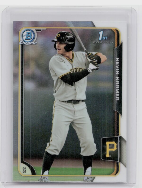 2015 Bowman Draft Kevin Kramer Chrome Refractors #158 Pirates