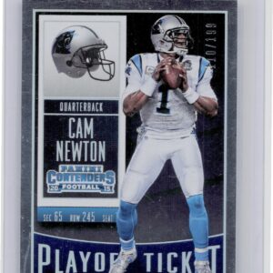 2015 Contenders Cam Newton Playoff Ticket /199 #42 Panthers