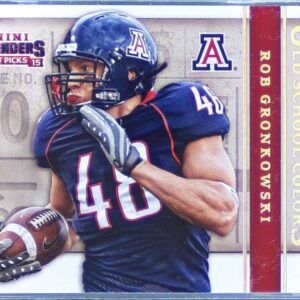 2015 Contenders Draft Picks Rob Gronkowski #45 Wildcats Old School Colors