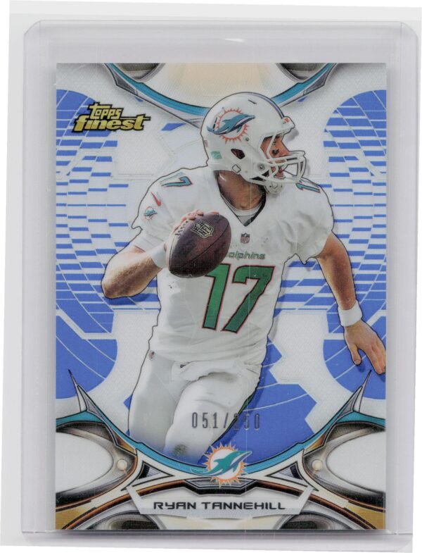 2015 Finest Ryan Tannehill Blue Refractor /250 #149 Dolphins