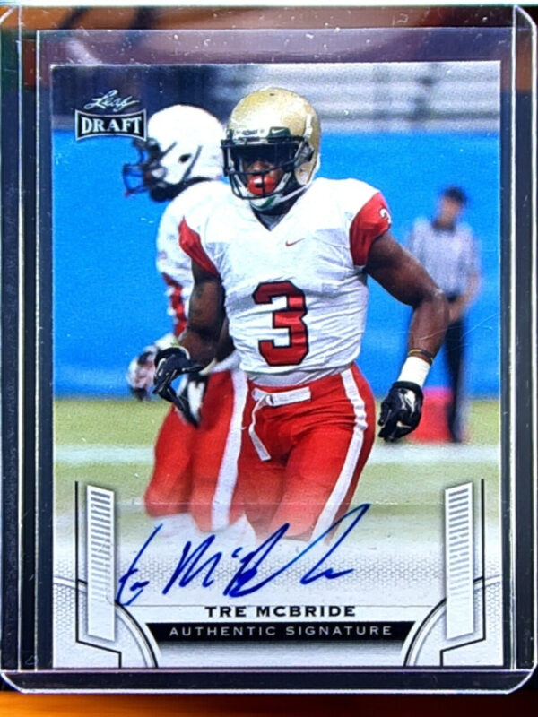 2015 Leaf Draft Tre McBride AU #BA-TM2 Tribe Autographs