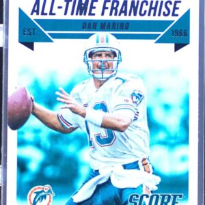 2015 Score Dan Marino #7 Dolphins All Time Franchise