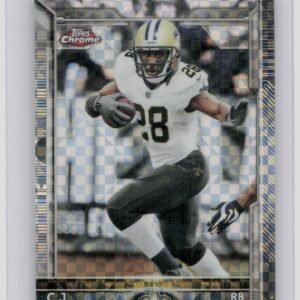 2015 Topps Chrome C.J. Spiller Xfractors #78 Saints